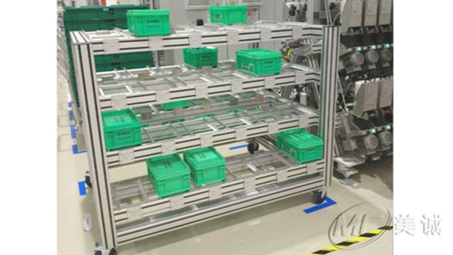 鋁型材零部件儲物架 鋁型材零部件儲物架