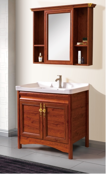 全鋁衛(wèi)浴柜-01（風(fēng)格：中式；顏色：金橡）